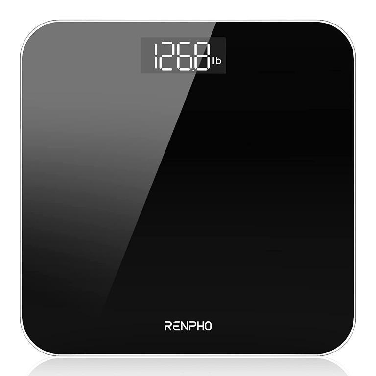 Uten High Precision Digital Body Weighing Bathroom Scales Weight Scale with Step-On Technology,Backlight Display,200kg/440lb/31st 
