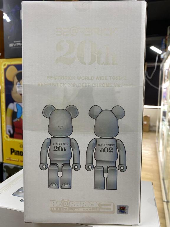 BE@RBRICK 20th anniversary deep CHROME 銀20th - その他