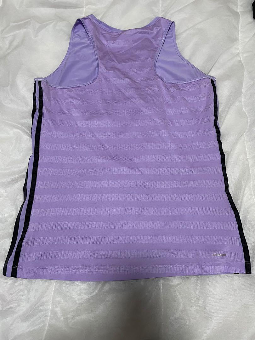 Adidas Purple Tank Top (Category: Activewear) located in Marikina City. Submitted by boopascual (Listing ID 1146340421, Image 2). Description: Purple Adidas Tank Top size large item is lightly used and in very good condition price can be negotiated if buying more than 2 items .