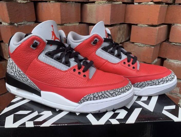 jordan 3 red unite