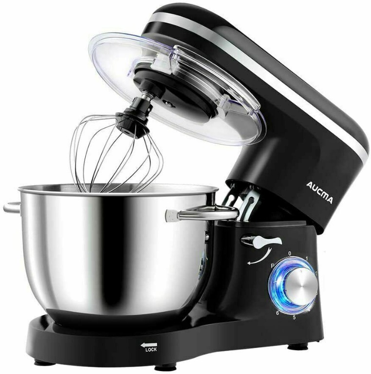 [Aucma] Stand mixer 6.2 L Stainless Steel Mixing Bowl, 6 Speed 1400W