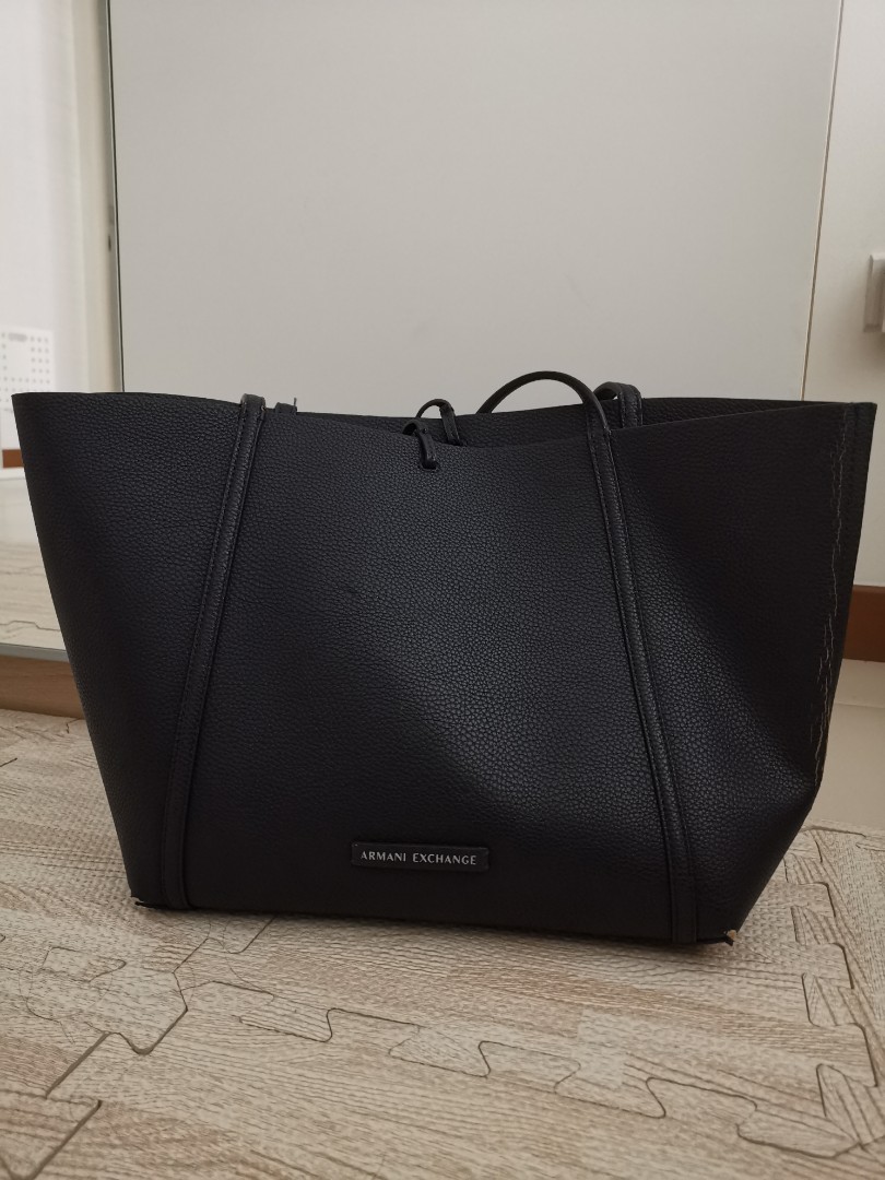 armani exchange patent bag