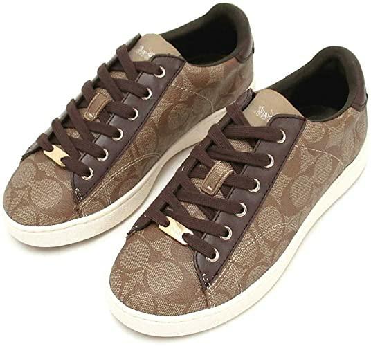 100 Ori Authentic Coach Brown Mahogany Low Top Sneaker FG1888 Size39