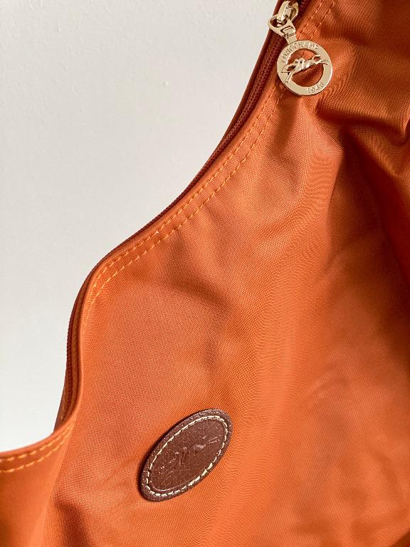 Longchamp Le Pliage Side Pocket Hobo - Orange Hobos, Handbags - WL866024