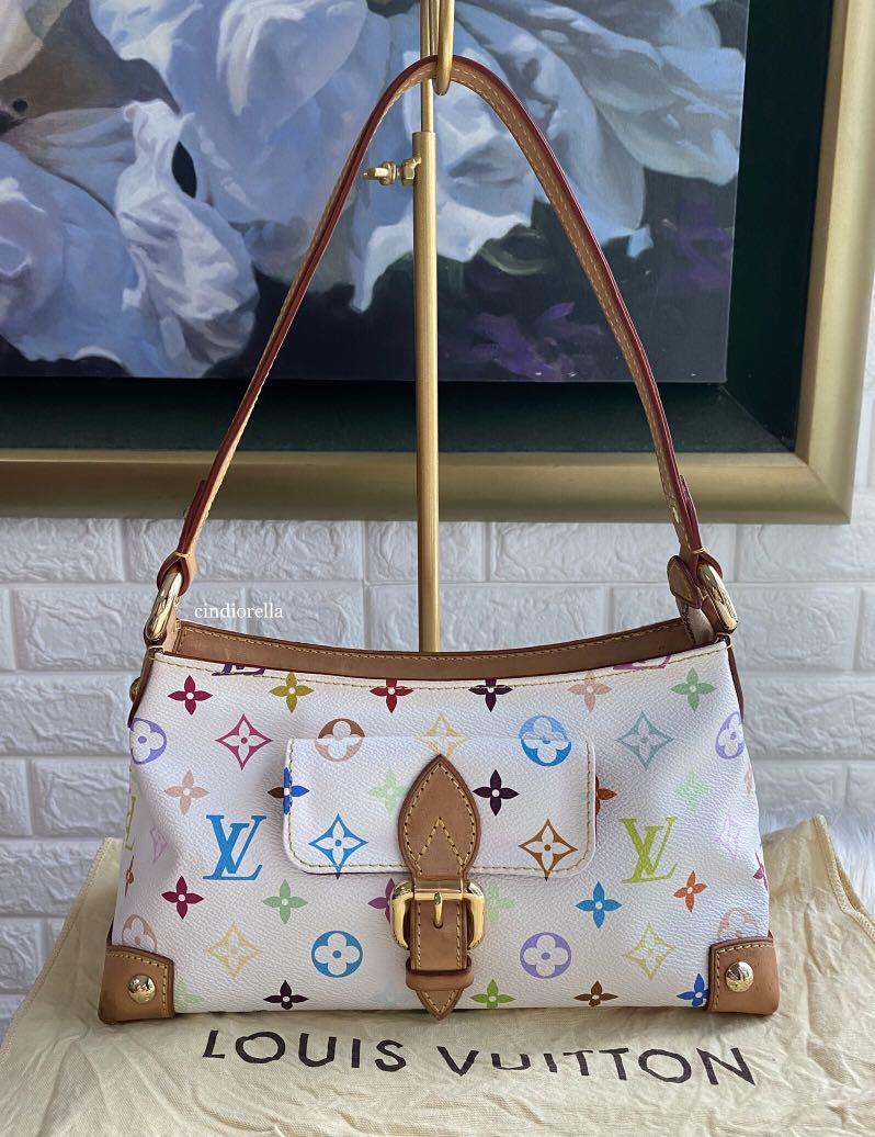 Louis Vuitton Takashi Murakami White Multicolor Monogram Eliza Shoulder Bag