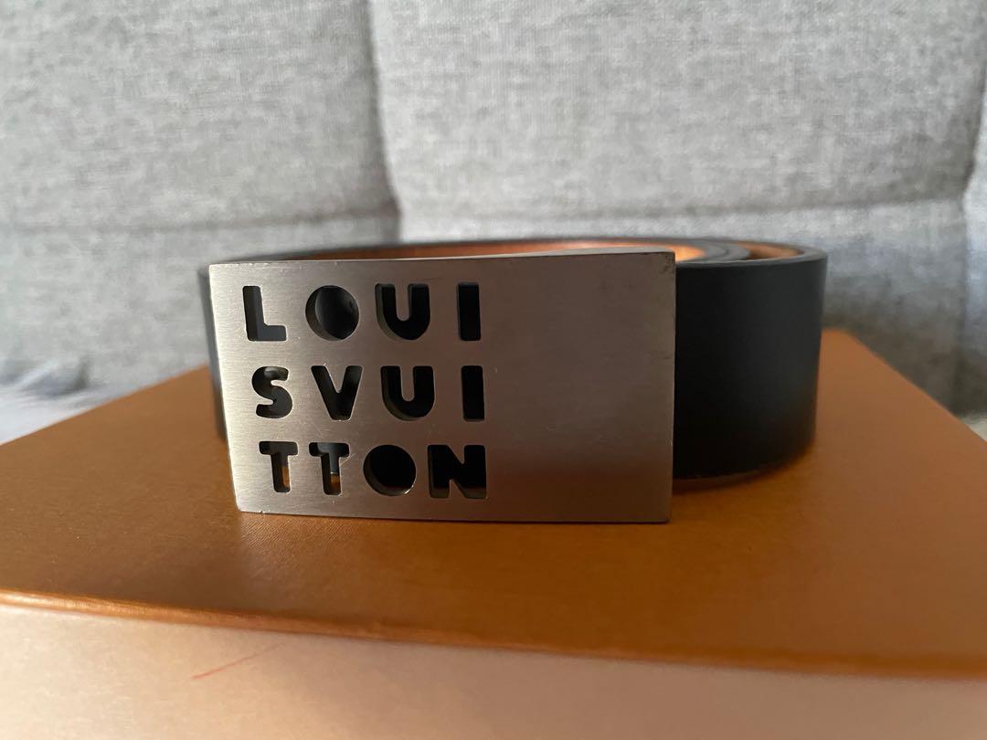 Authentic LV Belt, black, waist size 