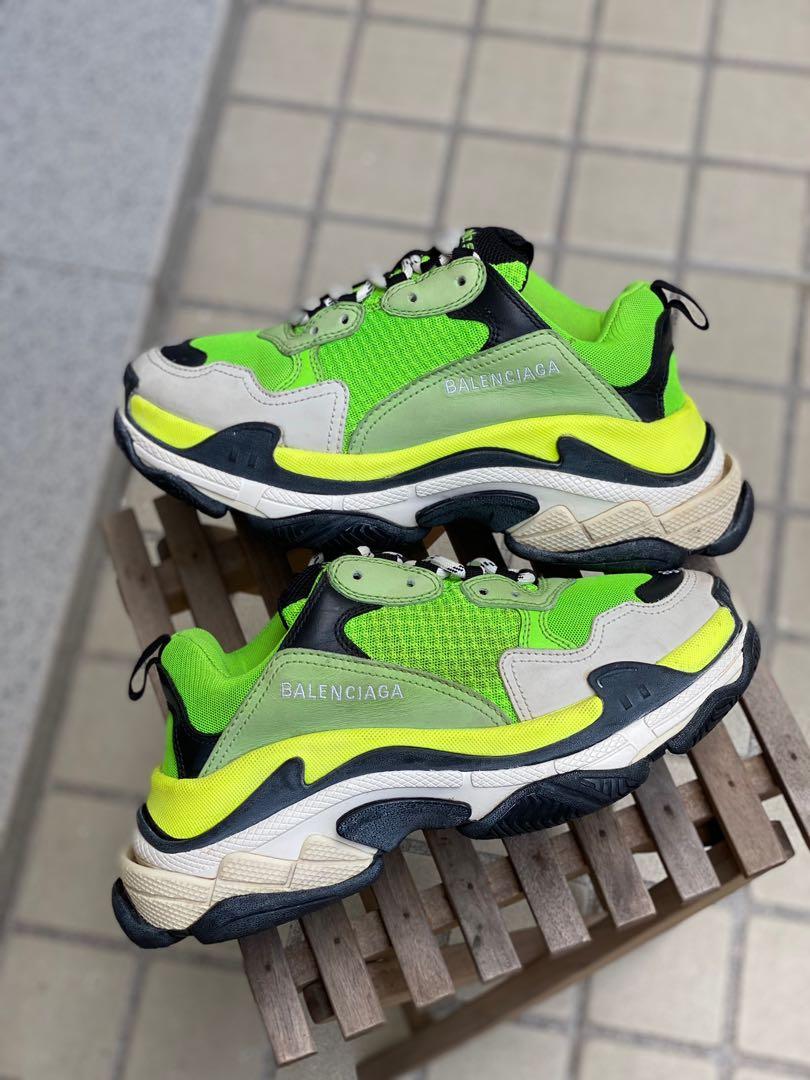 Balenciga Triple S Neon LV Louis Vuitton Gucci
