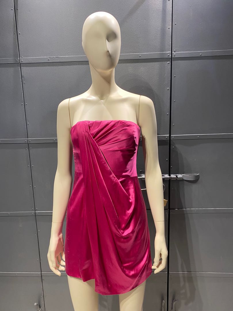Bcbg Strapless Bustier Dress Women S Fashion Dresses Sets Dresses On Carousell