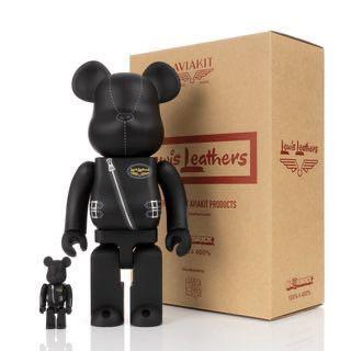 Bearbrick Lewis Leathers 100% & 400%, 興趣及遊戲, 玩具& 遊戲類