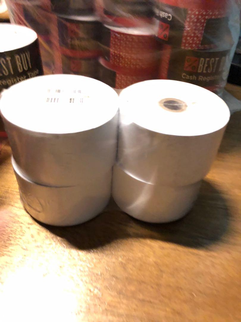 Bestbuy cash register tape 38mm, Computers & Tech, Office & Business