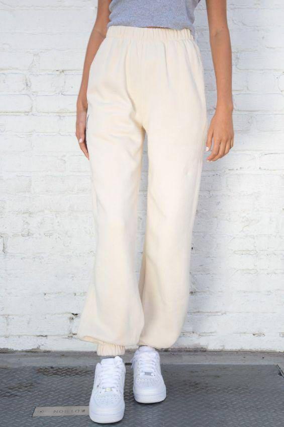 White sweatpants sales brandy melville