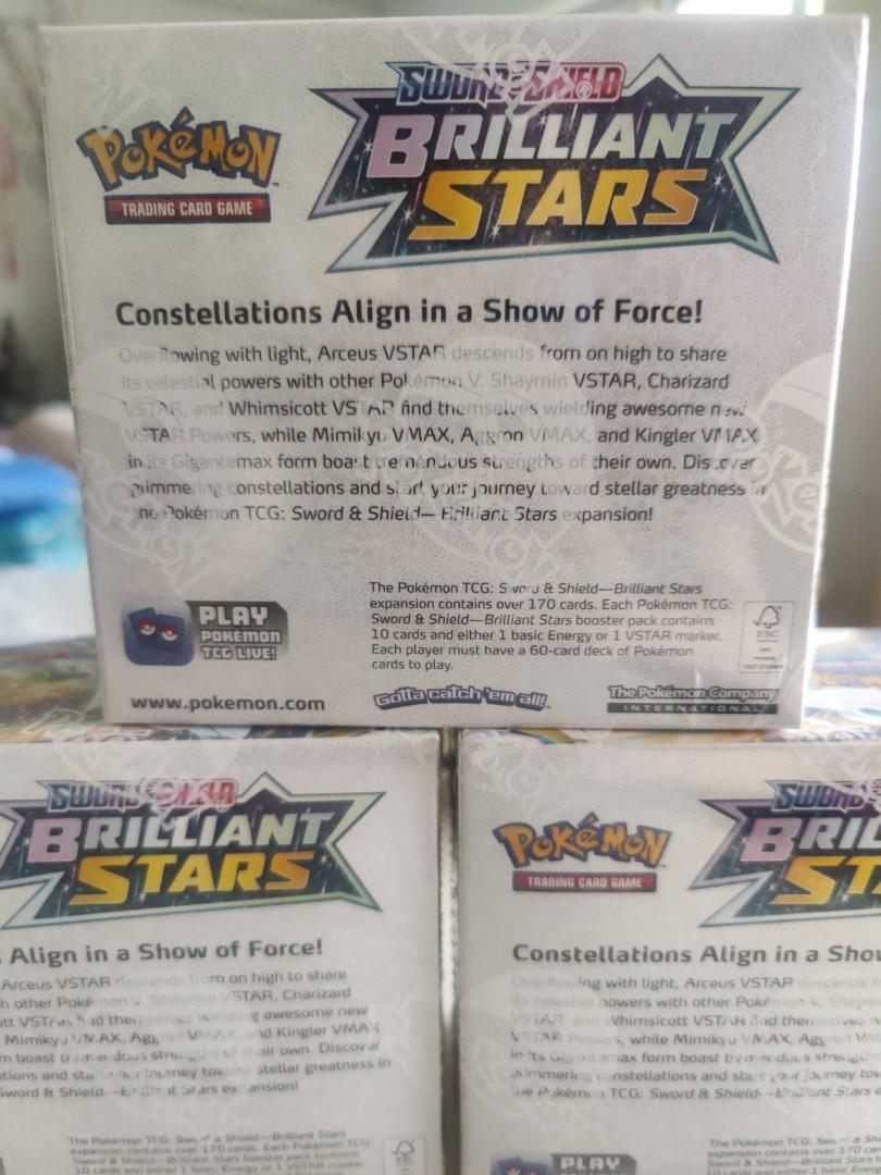 brilliant stars sealed booster box Sleeved Pack This booster pack belongs to the popular Sword Pokmon Sword & Shield Brilliant