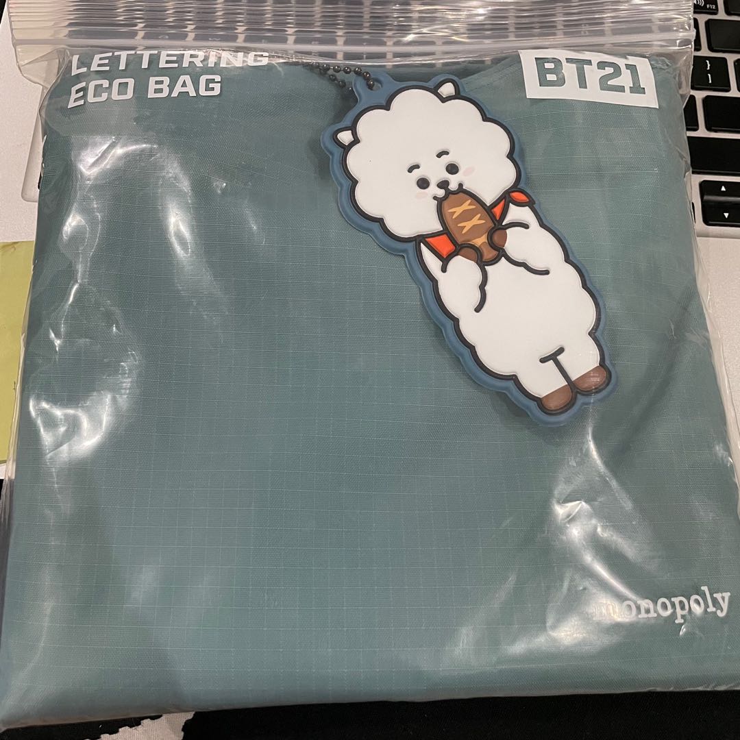 bt21 lettering eco bag shoulder bag, Women's Fashion, Bags & Wallets ...