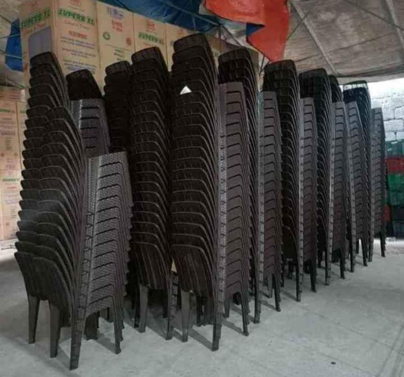 Bunny/Uratex Rattan stools/chairs monoblocks, Furniture & Home Living ...