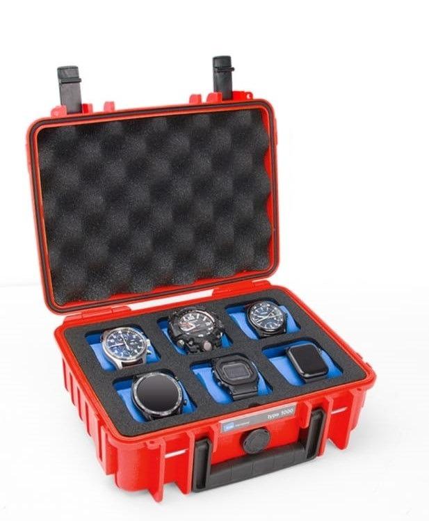 B&W Outdoor Cases Safety watch box, storage watch box 6 slot Waterproof ...