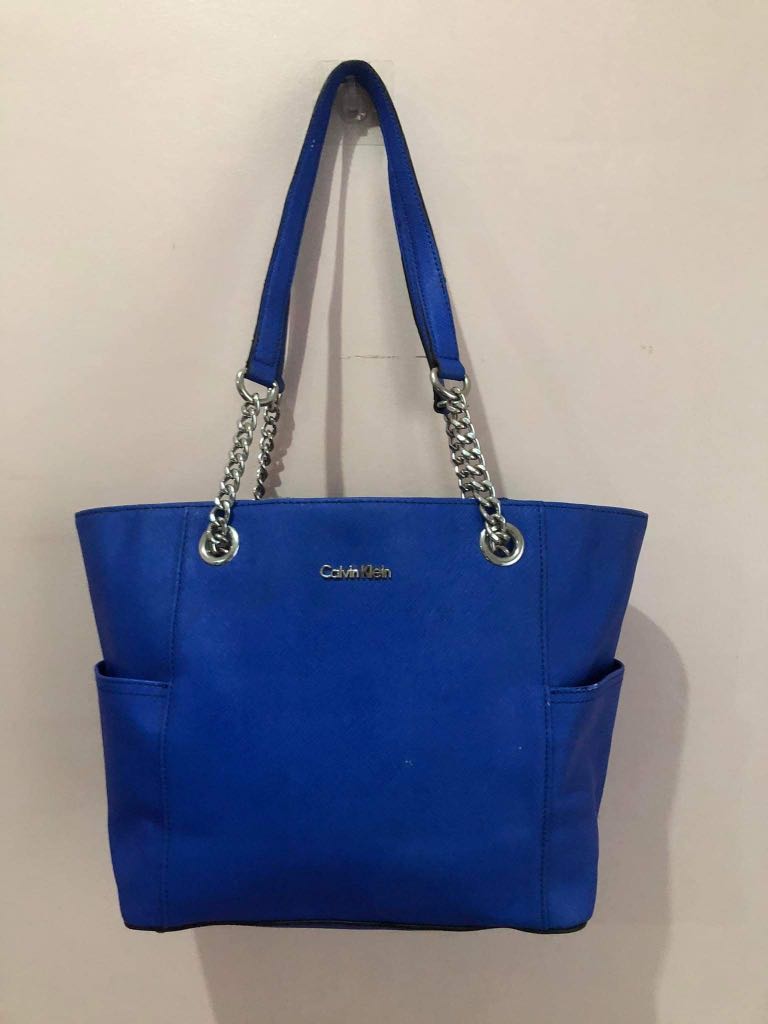 Calvin klein sales blue handbag