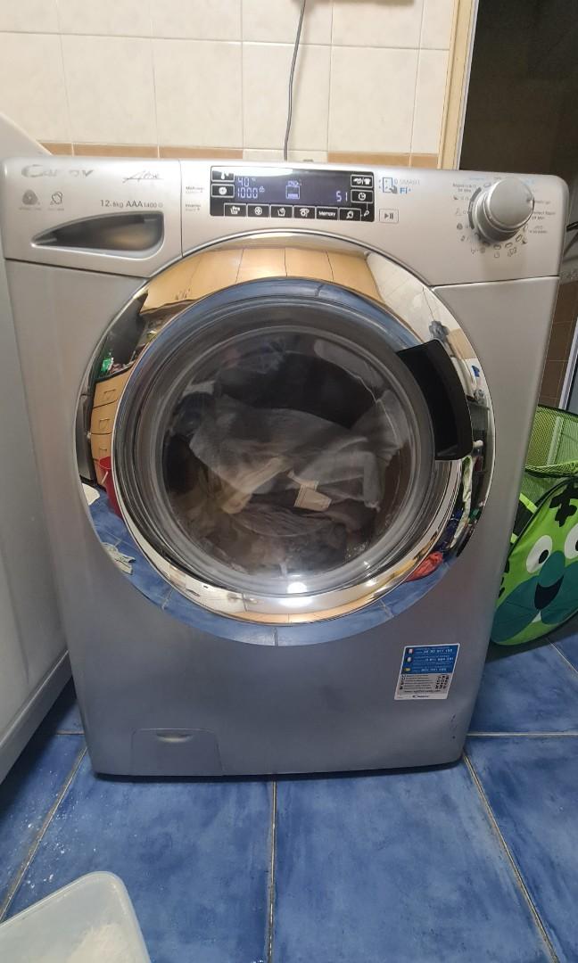 Candy washing machine washer&dryer 12kg/8kg, TV & Home Appliances