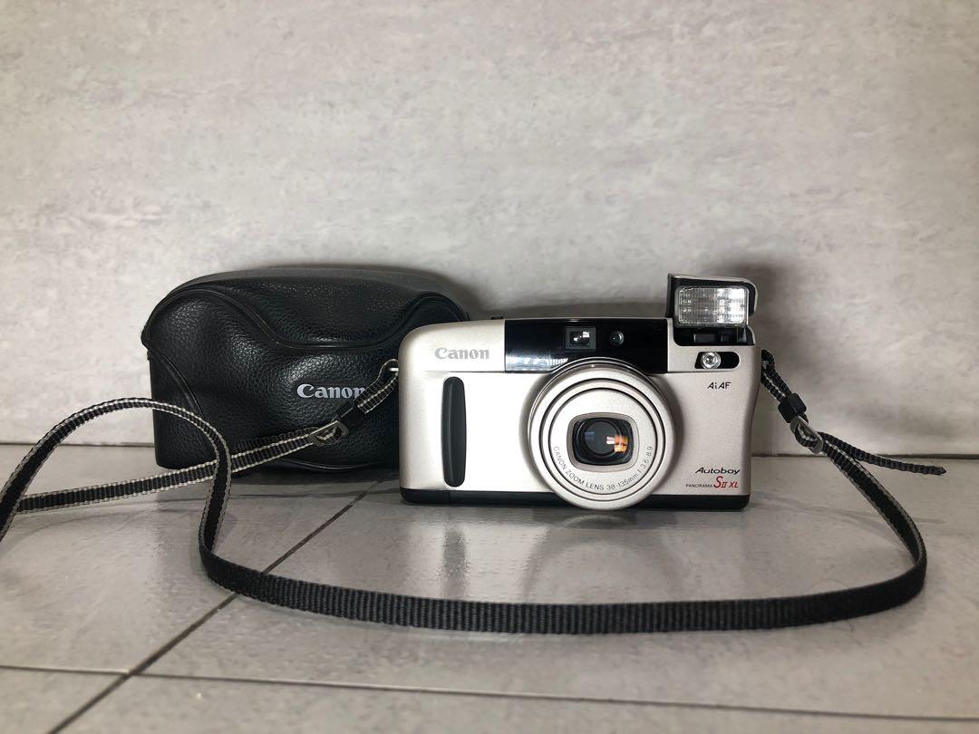 良品」Canon Autoboy Sii XL 稀有底片相機 附皮套 手繩 請詳閱商品描述！
