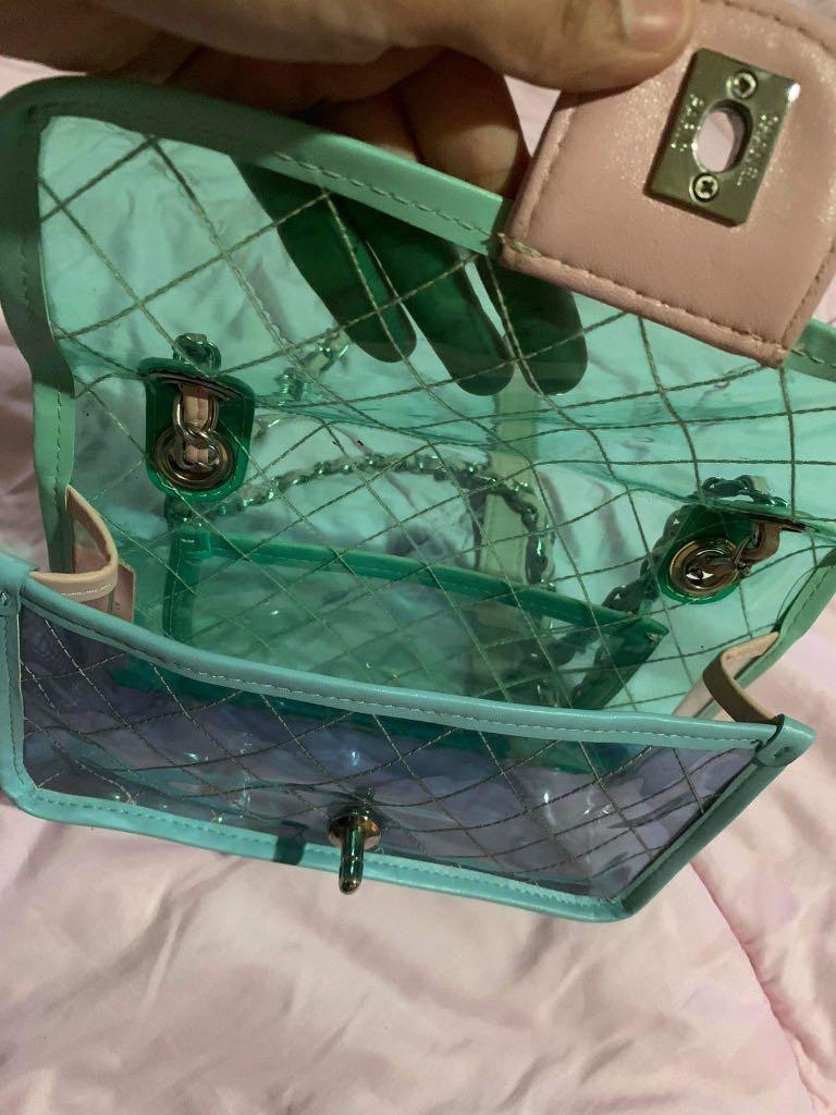 Chanel Clear PVC Pastel Bag, Women's Fashion, Bags & Wallets, Purses &  Pouches on Carousell