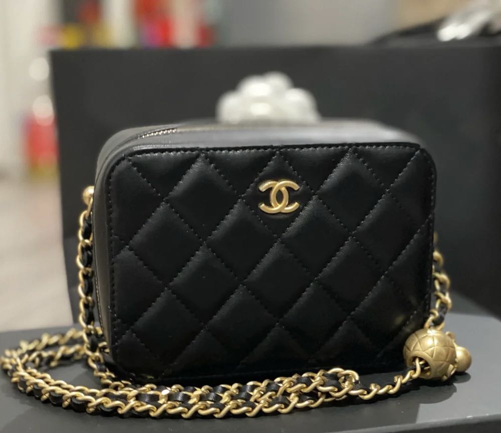 Chanel Mini Camera bag with Pearl Crush