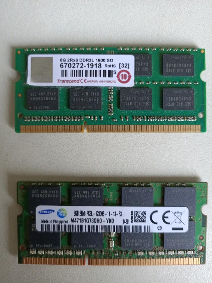 Cheap cheap 2 8GB Ram for Laptop DDR3L 1600 Computers Tech