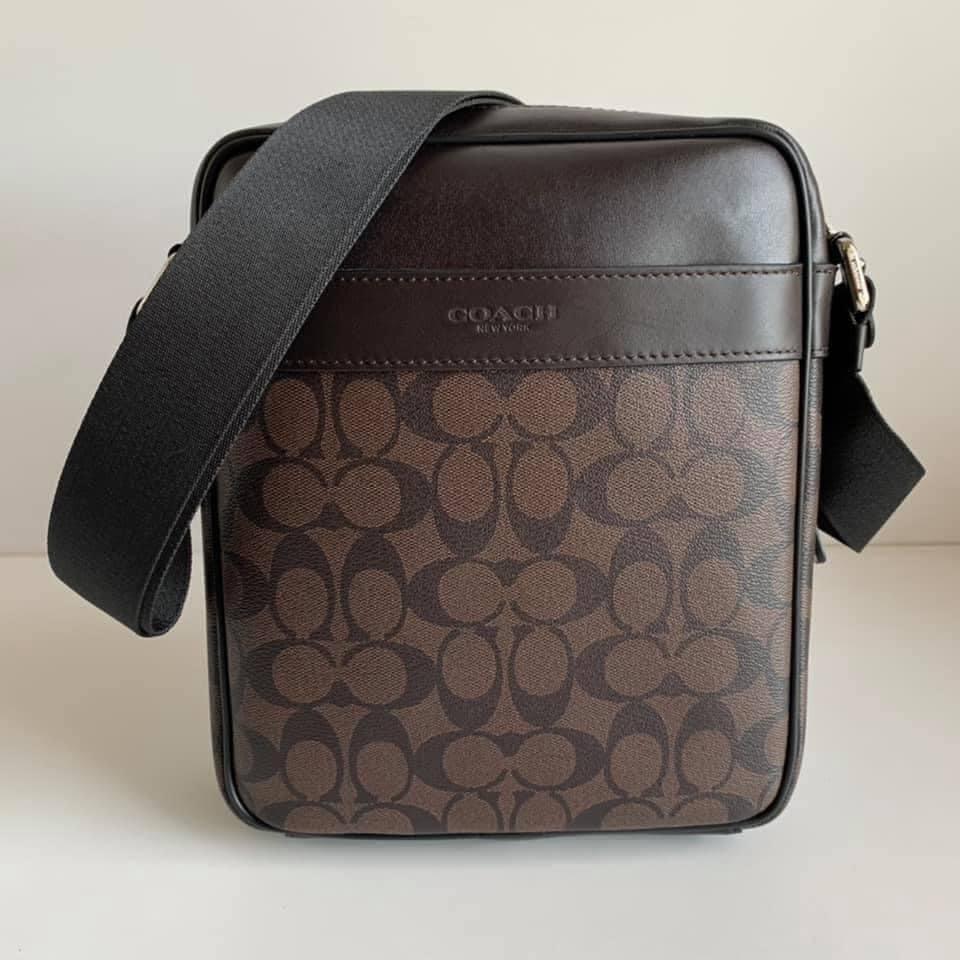 Coach Charles Flight Bag in Signature Canvas Men s Fashion Bags