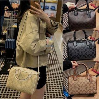 💝👩‍⚖️Coach leather Cross body/shoulder/Sling  ang tote bag