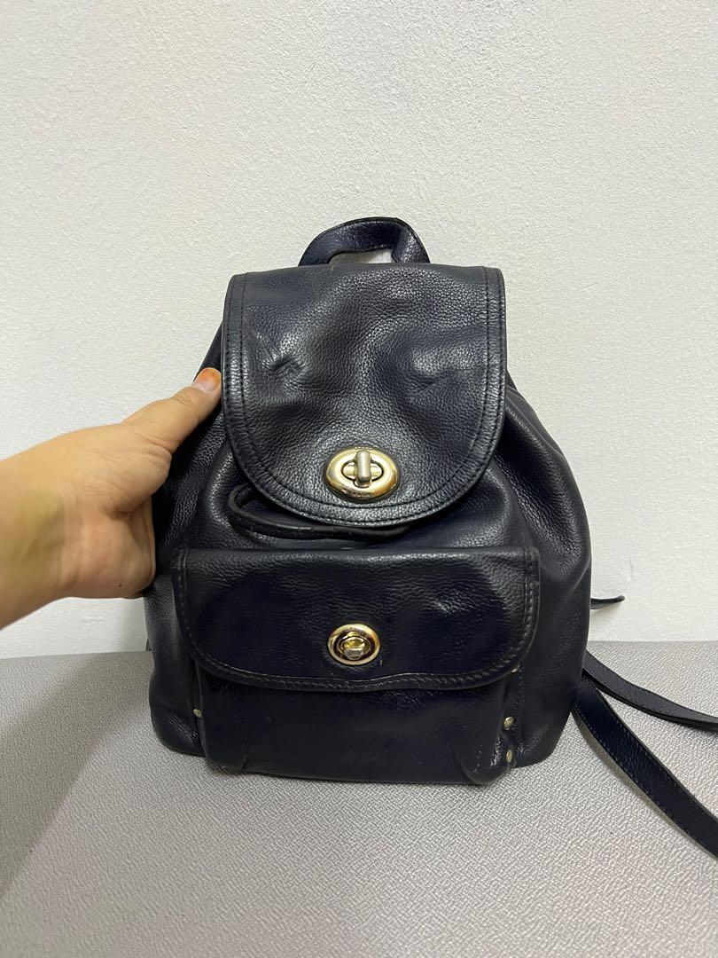 Coach mini turnlock backpack store