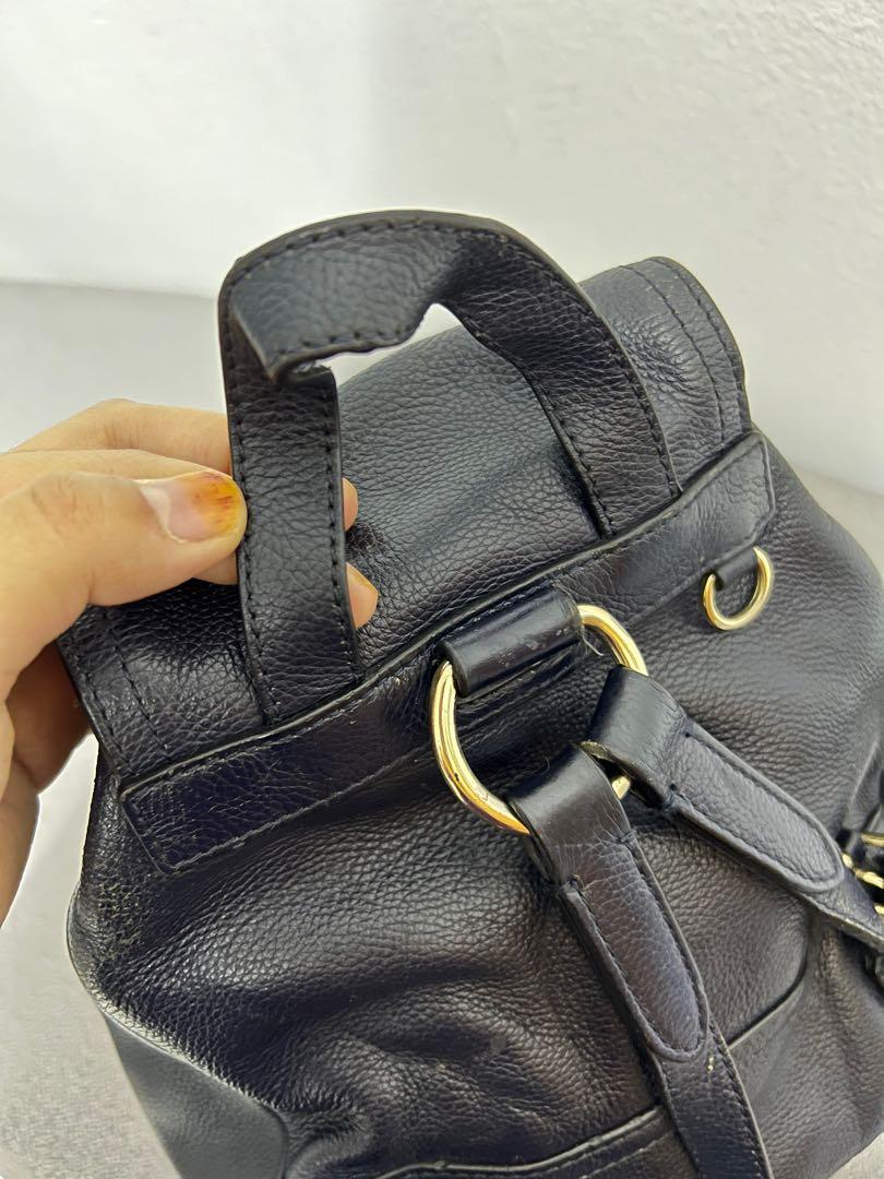Coach mini turnlock rucksack black outlet