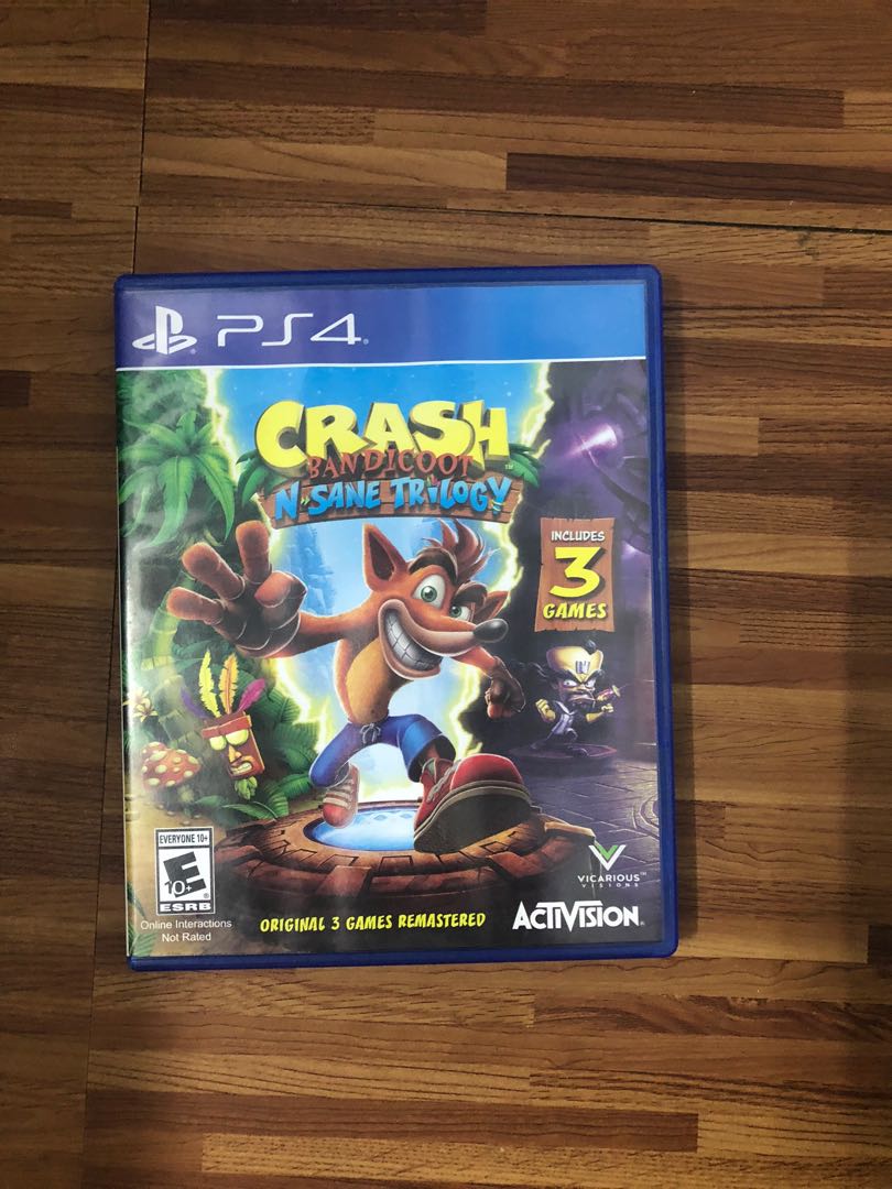 Crash Bandicoot, Video Gaming, Video Games, PlayStation on Carousell