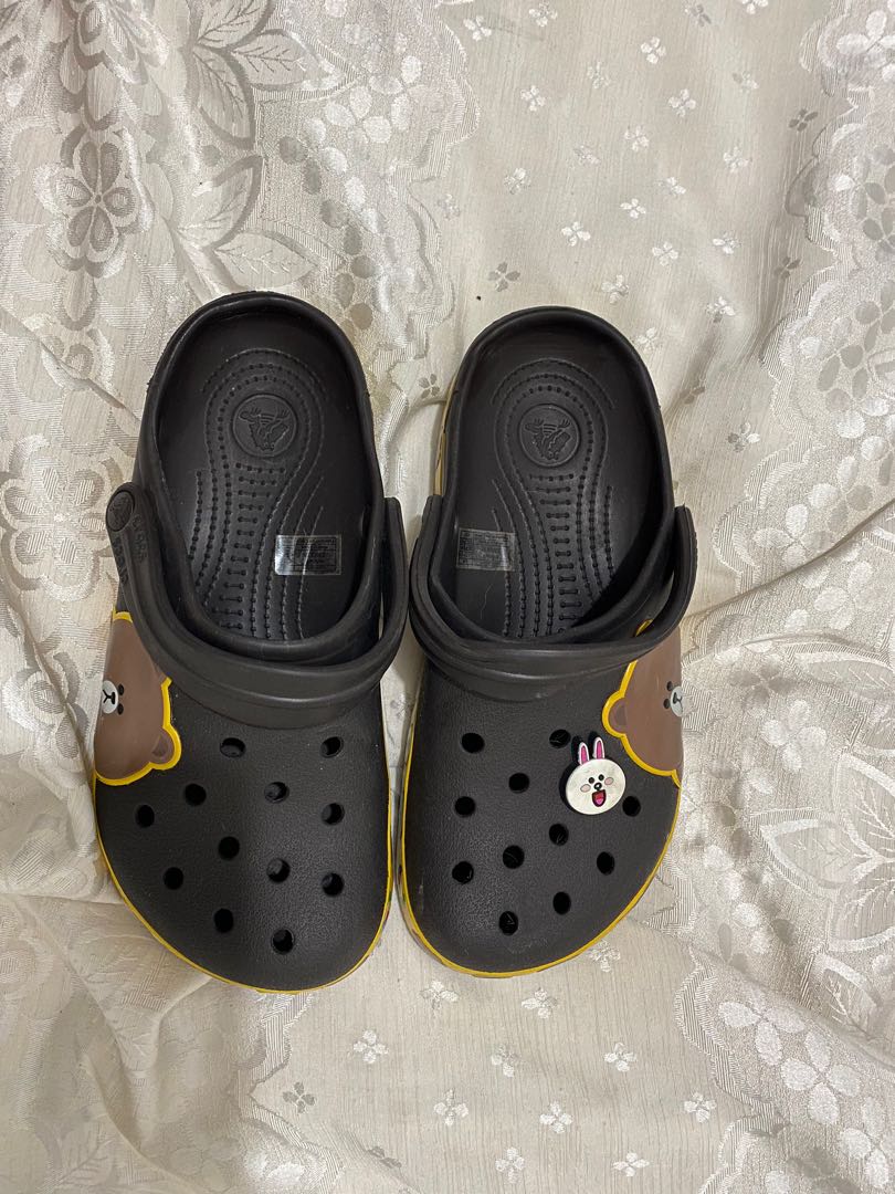 Crocs Karachi Beach Cave Shoes LINE Friends Connie Rabbit Outdoor Male