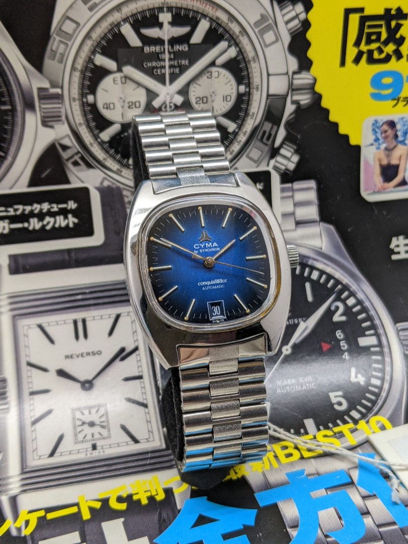 Cyma conquistador store automatic watch