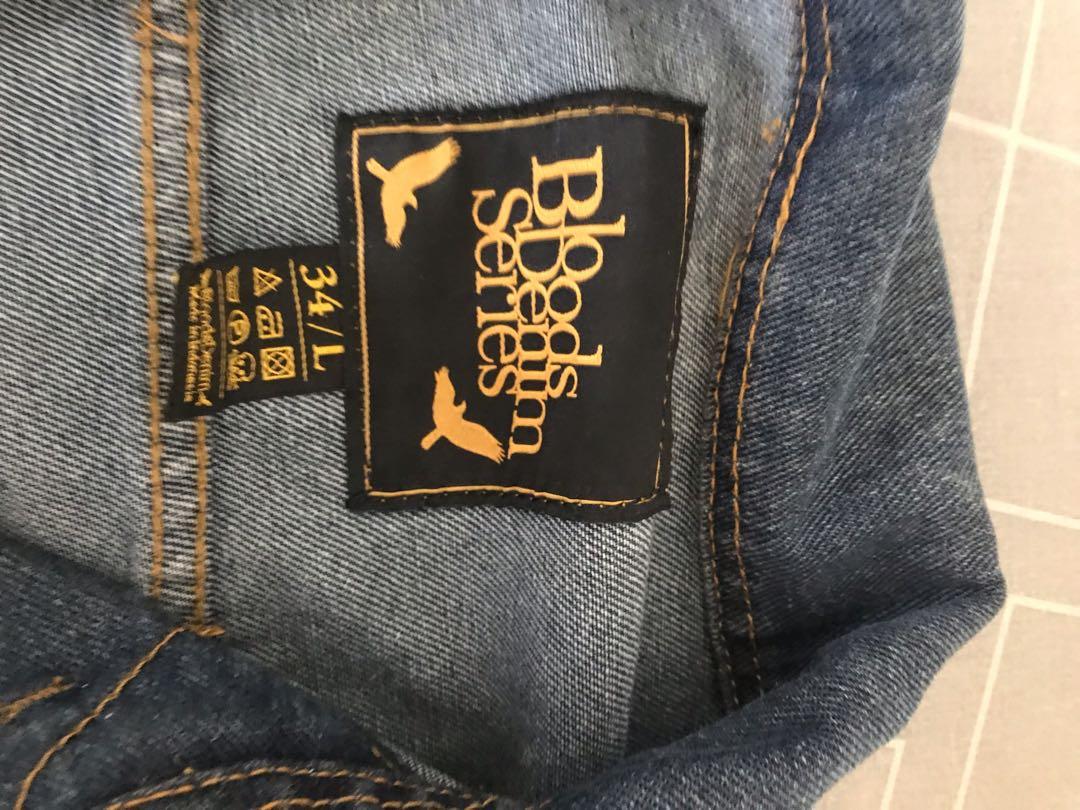 Denim Jacket Bloods, Fesyen Pria 