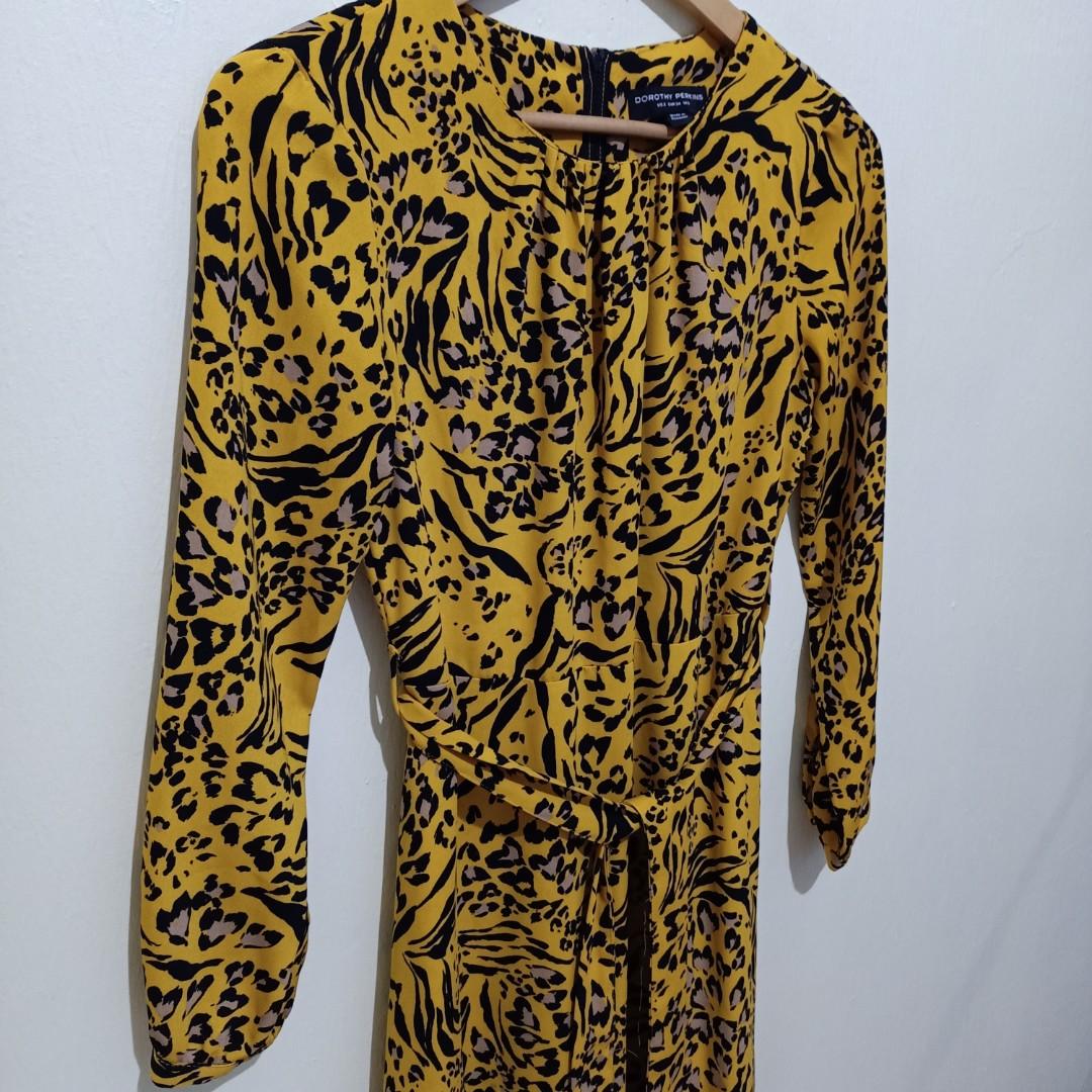 Dorothy perkins leopard print dress clearance