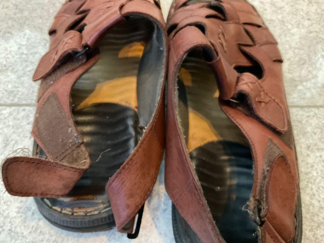 Dr Scholl Leather sandals, Men's Fashion, Footwear, Flipflops and Slides on Carousell