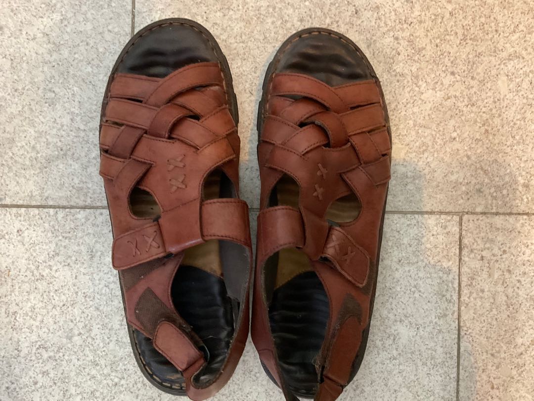 Dr Scholl Leather sandals, Men's Fashion, Footwear, Flipflops and Slides on Carousell