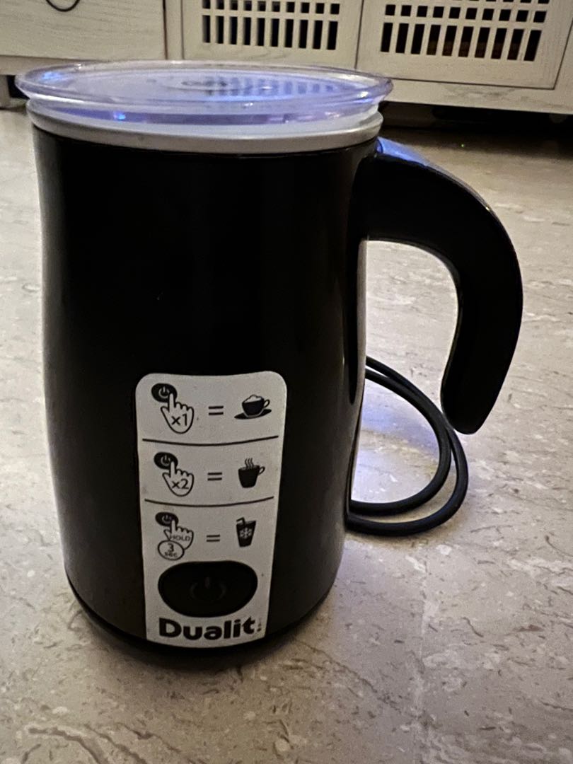 Dualit Black Hot-Cold Milk Frother