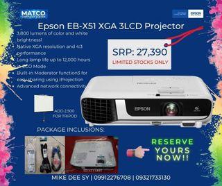 Epson EB-X51  XGA 3LCD Projector