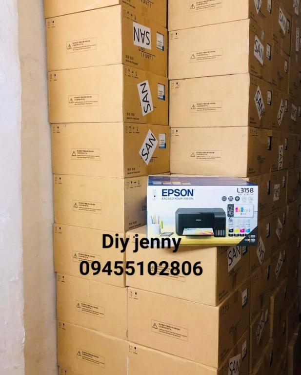 EPSON L3158 with wifi & 3 in 1 printer, Computers & Tech, Printers ...