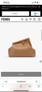 Fendi first clutch