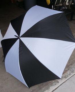 Firm Grip Golf Umbrella in Black and White NewUSA