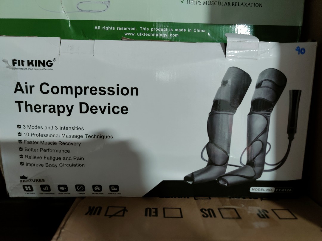 FIT KING AIR COMPRESSION THERAPY DEVICE, Health & Nutrition, Massage