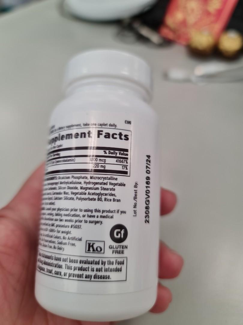 GNC Vitamin B12 expired7/2024, Health & Nutrition, Health Supplements