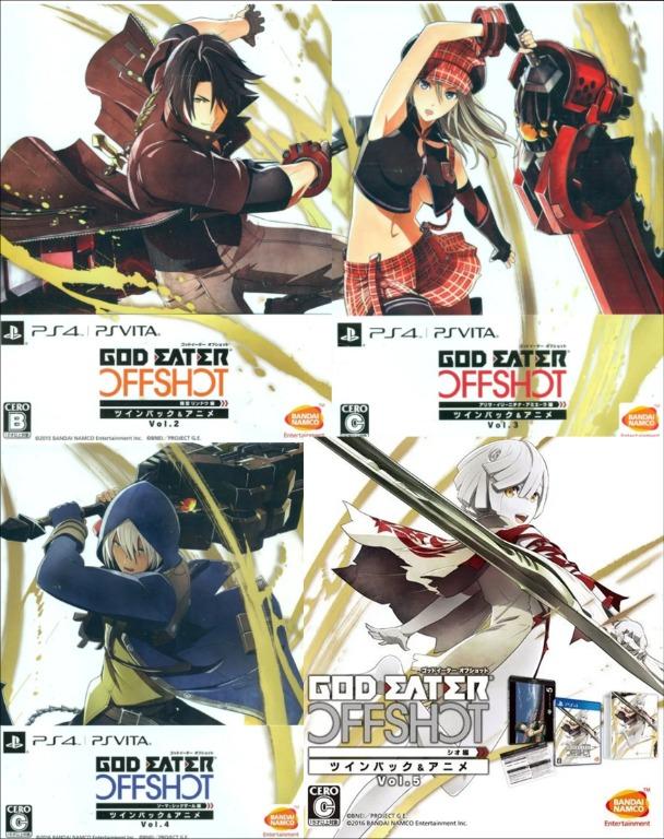 God Eater Off Shot Twin Pack Anime Blu Ray Psvita Dlc Ps4 Game Video Gaming Video Games Playstation On Carousell