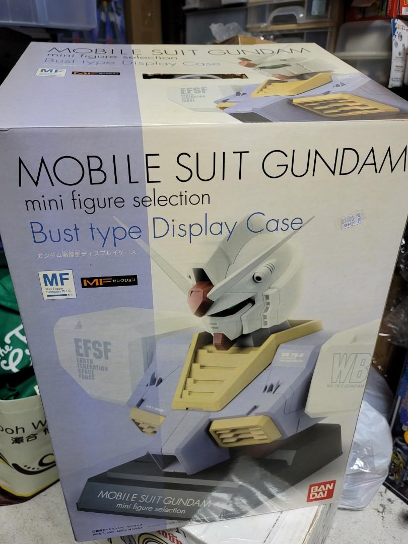 Gundam bust type display case RX-78-2 mini figure selection