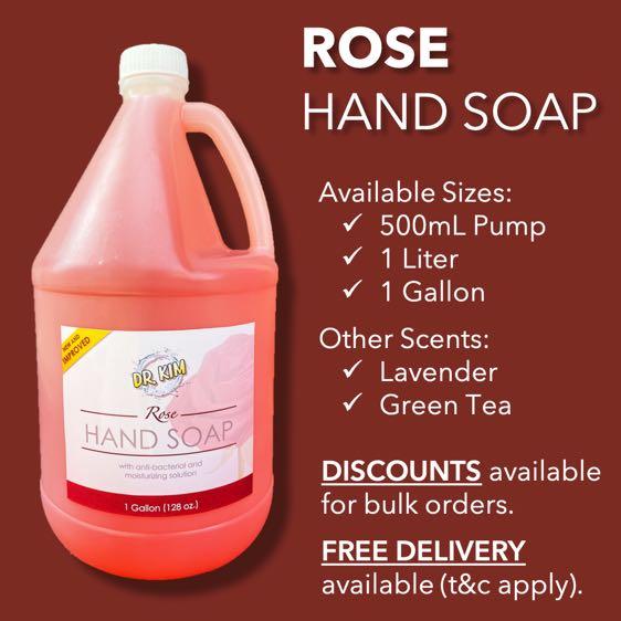 HAND SOAP / HAND WASH FOR SALE (ROSE SCENT), Beauty & Personal Care, Hands & Nails on Carousell