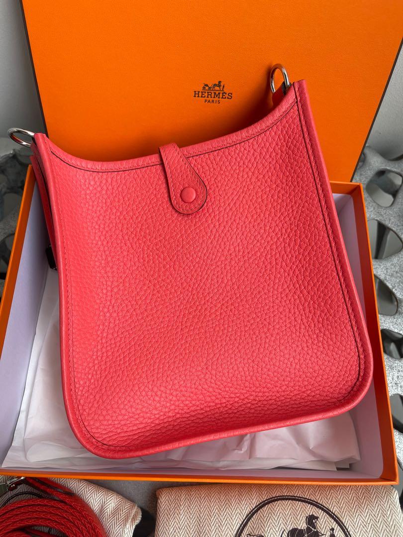 BN Hermes Mini Evelyne (rare colour), Women's Fashion, Bags & Wallets,  Cross-body Bags on Carousell