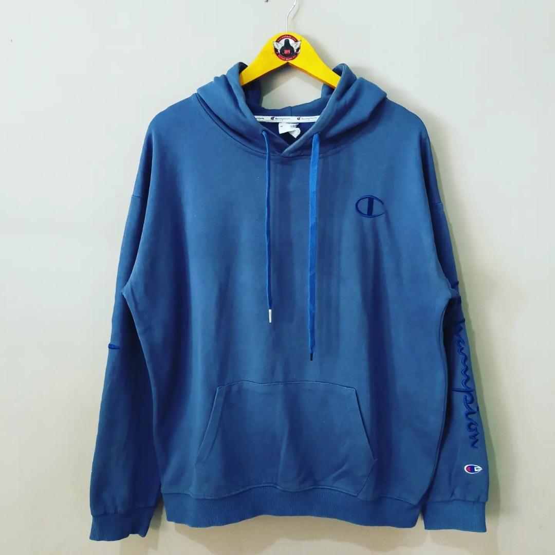 Hoodie Champion USA Bordir Big Logo Bordir