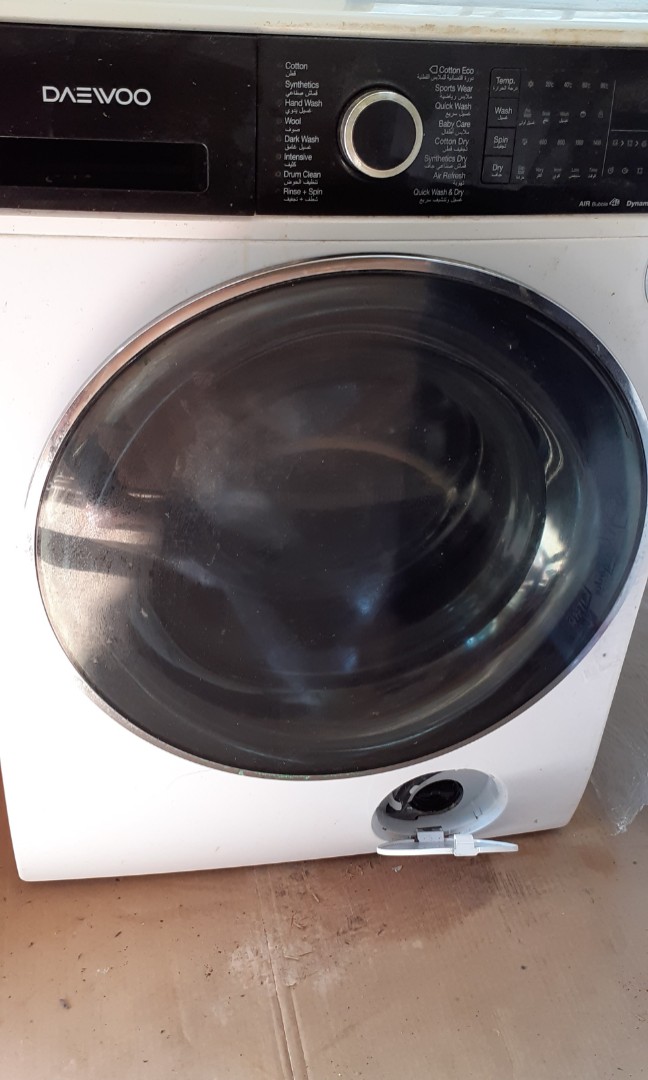 Hot water washing machine front load, Home & Furniture, Others on Carousell