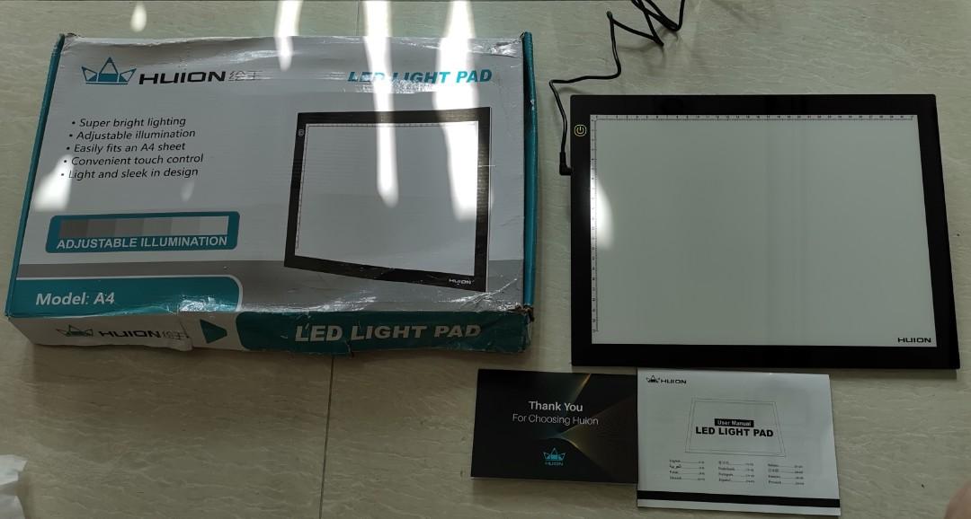 Huion light pad light box, 燈箱, 電腦＆科技, Carousell